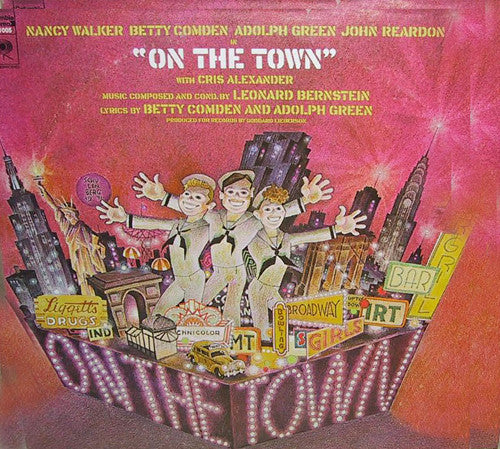 Leonard Bernstein / Nancy Walker, Betty Comden And Adolph Green, John Reardon (2) : On The Town (LP, Album, Promo)