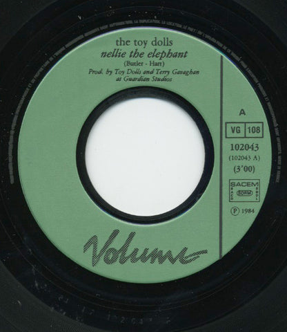 Toy Dolls : Nellie The Elephant (7", Gre)