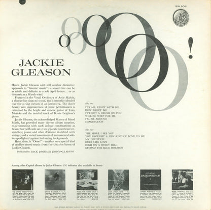 Jackie Gleason With Artie Malvin & Chorus : "Oooo!" (LP, Album, RE)