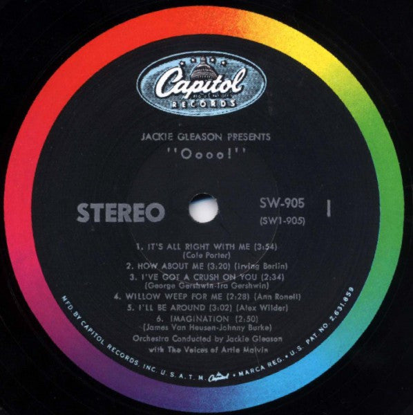 Jackie Gleason With Artie Malvin & Chorus : "Oooo!" (LP, Album, RE)