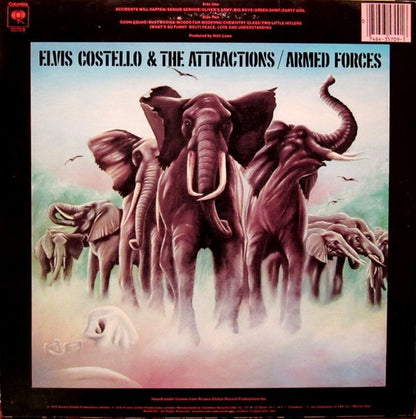 Elvis Costello & The Attractions : Armed Forces (LP, Album, San + 7", EP, Ltd, San)