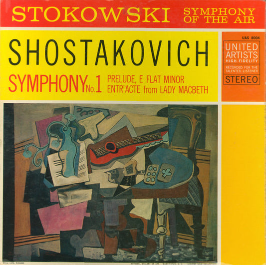 Shostakovich* - Stokowski*, Symphony Of The Air : Symphony No. 1 / Prelude, E Flat Minor / Entr'acte From Lady Macbeth (LP, Album, Pla)