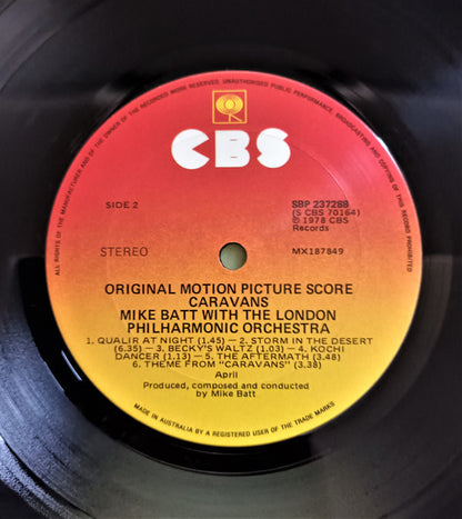 Mike Batt With The London Philharmonic Orchestra : Caravans (Original Motion Picture Score) (LP, Album)