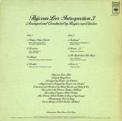Thijs van Leer : Introspection 3 (LP, Album)
