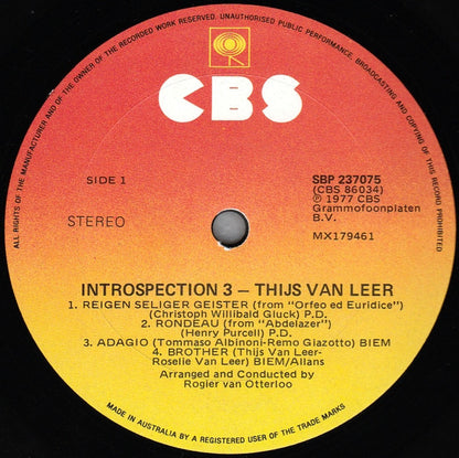 Thijs van Leer : Introspection 3 (LP, Album)