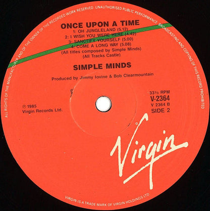Simple Minds : Once Upon A Time (LP, Album)