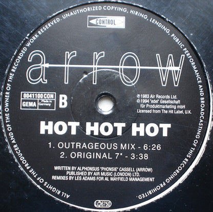 Arrow (2) : Hot Hot Hot - The '94 Remixes (12")