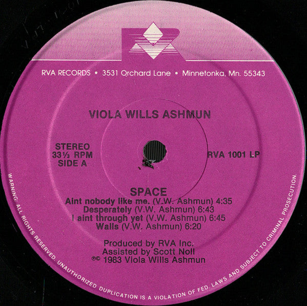 Viola Wills : Space (LP, Album)