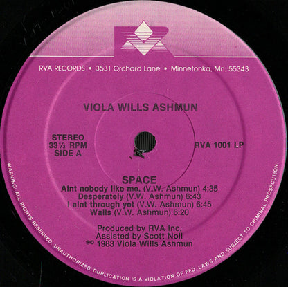 Viola Wills : Space (LP, Album)