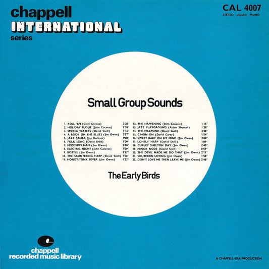 The Early Birds : Small Group Sounds (LP)