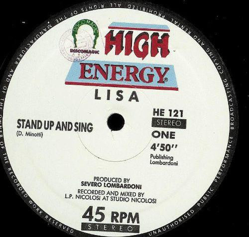 Lisa (8) : Stand Up And Sing (12")