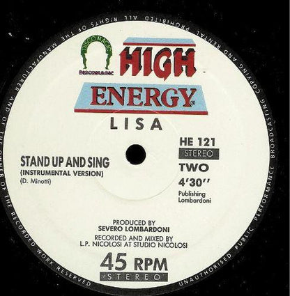 Lisa (8) : Stand Up And Sing (12")