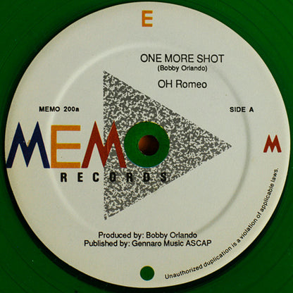 Oh Romeo : One More Shot (12", Gre)