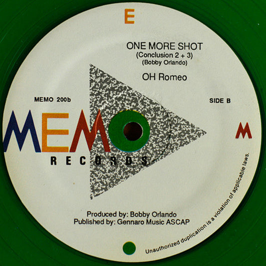 Oh Romeo : One More Shot (12", Gre)