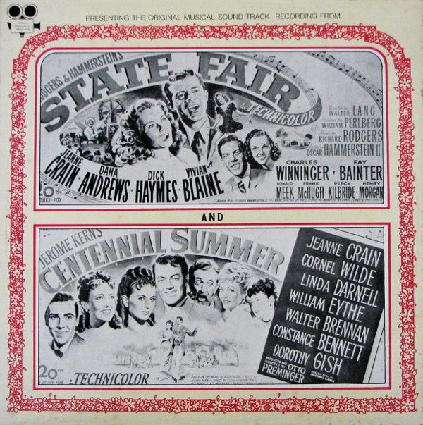 Rodgers & Hammerstein / Jerome Kern : The Original Musical Sound Track Recording From State Fair And Centennial Summer (LP, Comp)