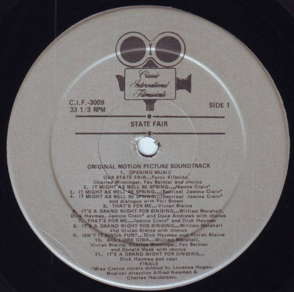 Rodgers & Hammerstein / Jerome Kern : The Original Musical Sound Track Recording From State Fair And Centennial Summer (LP, Comp)