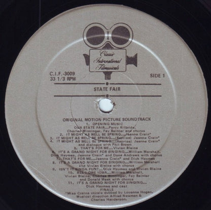 Rodgers & Hammerstein / Jerome Kern : The Original Musical Sound Track Recording From State Fair And Centennial Summer (LP, Comp)