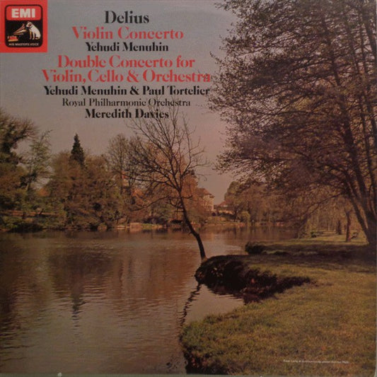 Frederick Delius - Yehudi Menuhin, Paul Tortelier, Royal Philharmonic Orchestra, Meredith Davies : Violin Concerto / Double Concerto For Violin, Cello & Orchestra (LP, Quad)