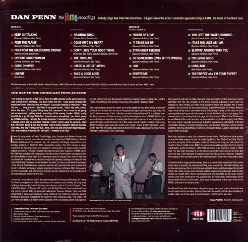 Dan Penn : The Fame Recordings (2xLP, Comp, Mul)
