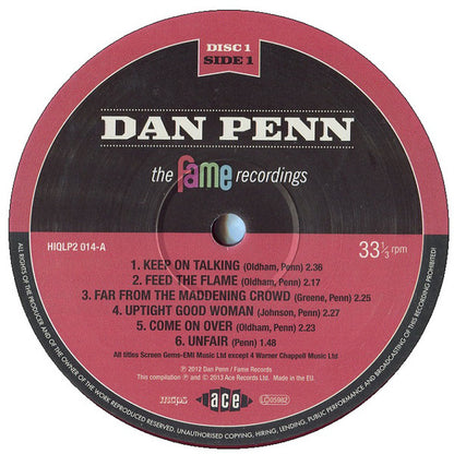 Dan Penn : The Fame Recordings (2xLP, Comp, Mul)