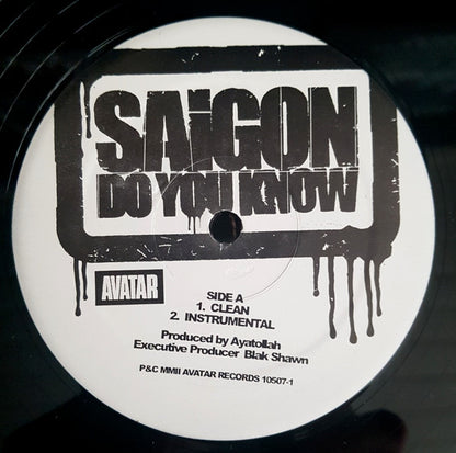 Saigon : Do You Know (12")