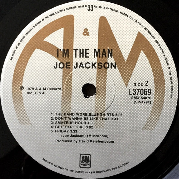 Joe Jackson : I'm The Man (LP, Album)