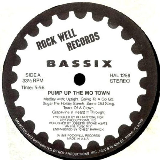 Bassix : Pump Up The Mo Town (12")