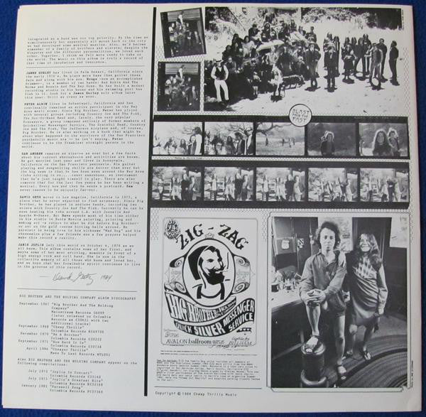 Big Brother & The Holding Company : Cheaper Thrills (LP, Album)