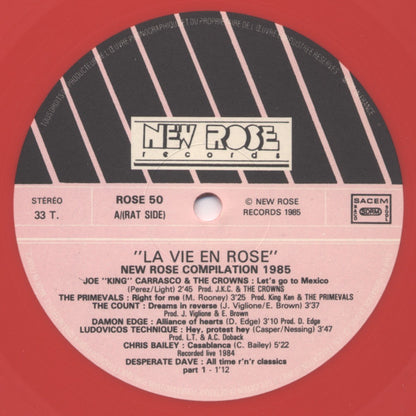 Various : La Vie En Rose (New Rose Compilation 1985) (2xLP, Comp, Pin + Box)