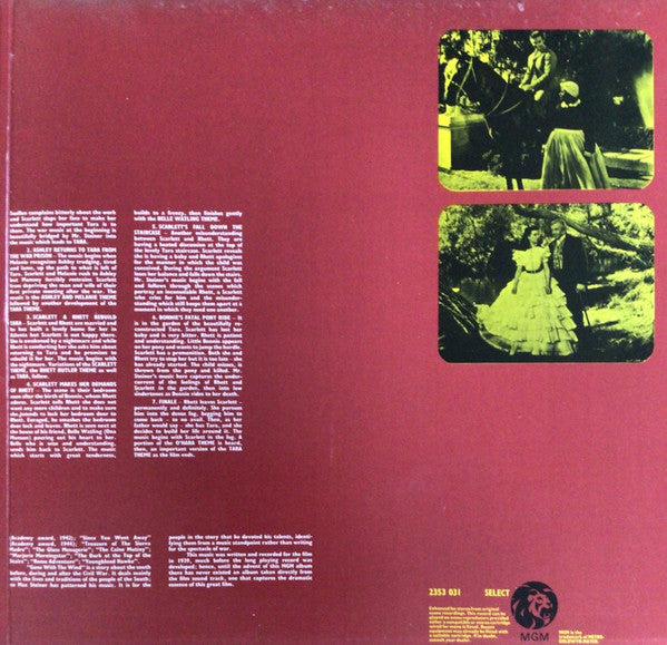 Max Steiner : Gone With The Wind (Original Soundtrack) (LP, Album, RE, Gat)