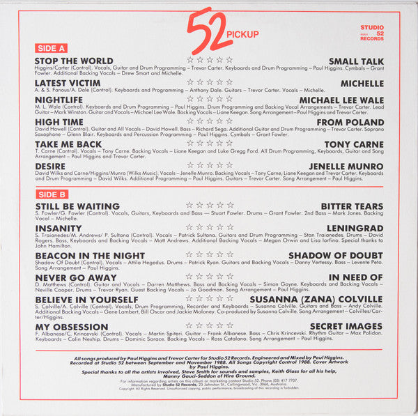 Various : 52 Pickup (LP, Album)
