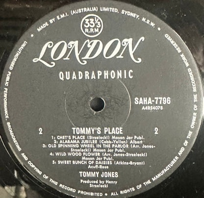 Tommy Jones : Tommy's Place (LP, Quad)