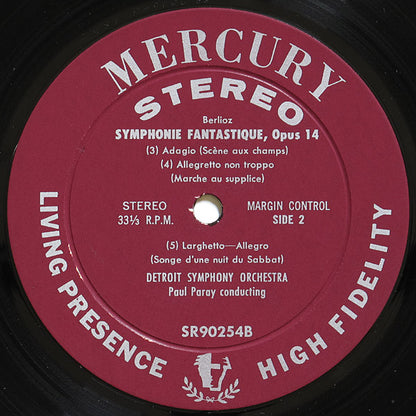 Hector Berlioz, Paul Paray, Detroit Symphony Orchestra : Symphonie Fantastique (LP)