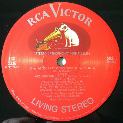 The London Proms Symphony Orchestra, Sir Charles Mackerras : Finlandia (Music Of Grieg And Sibelius) (LP, RE, RM, 180)