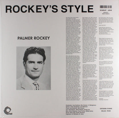 Palmer Rockey : Rockey's Style  (LP, Album, RE)