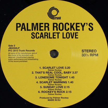 Palmer Rockey : Rockey's Style  (LP, Album, RE)