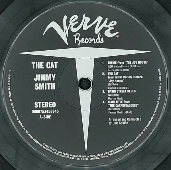 Jimmy Smith : The Cat (LP, Album, RE, RM)