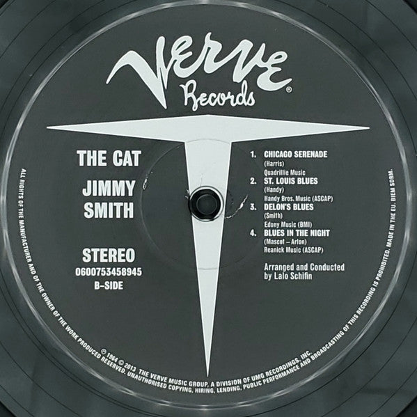 Jimmy Smith : The Cat (LP, Album, RE, RM)