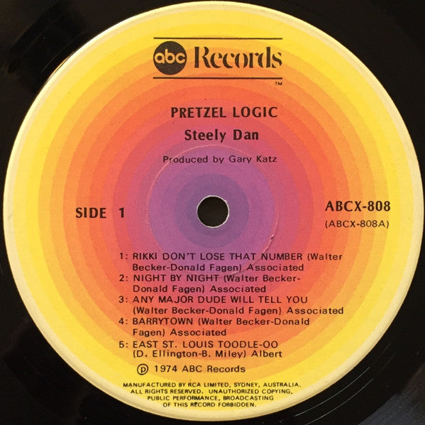 Steely Dan : Pretzel Logic (LP, Album, RE, Gat)