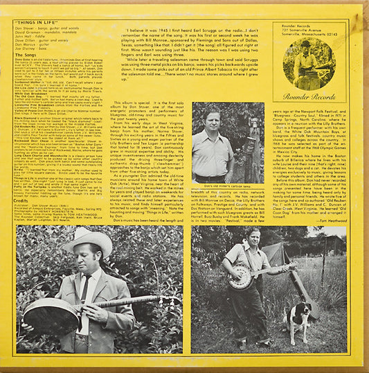 Don Stover : Things In Life (LP, Album)