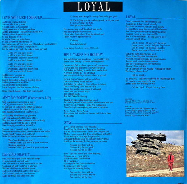 Dave Dobbyn : Loyal (LP, Album)
