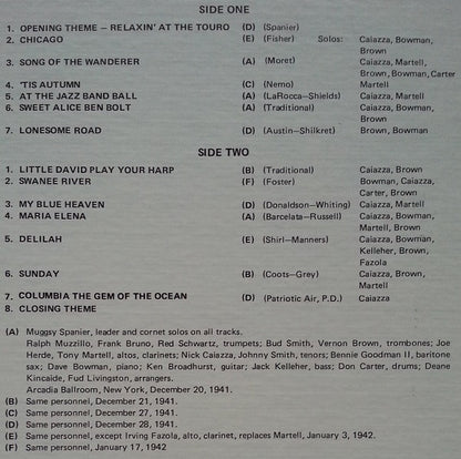Muggsy Spanier And His Orchestra : Little David Play Your Harp (Muggsy Spanier & His Orchestra At The Arcadia Ballroom, 1941) (LP, Comp)