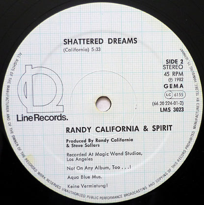 Spirit (8) : Hey Joe / Shattered Dreams (12", Maxi)