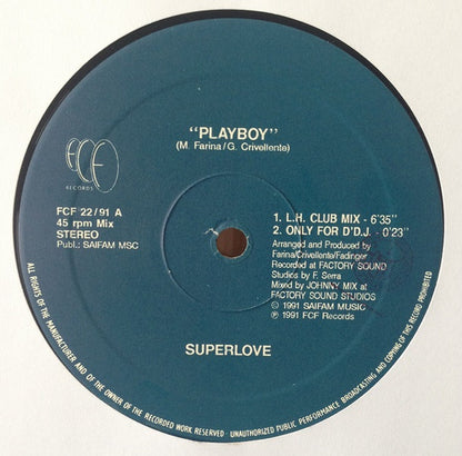 Superlove : Playboy (12")