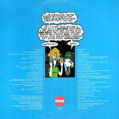 Barry Crocker & Peter Best : The Adventures Of Barry McKenzie Original Soundtrack (LP, Gat)