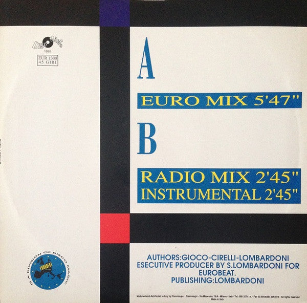 Alan Barry : Gimme Gimme (12")