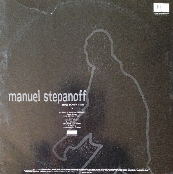 Manuel Stepanoff : How Many Time (12")