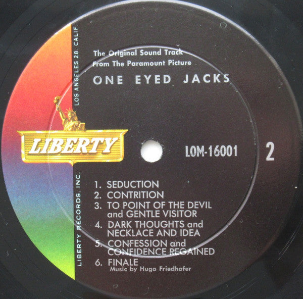 Hugo Friedhofer : One Eyed Jacks (LP, Album, Mono)