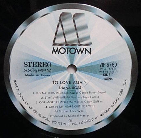 Diana Ross : To Love Again (LP, Comp)