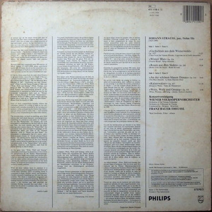 Johann Strauss Jr., Wiener Volksopernorchester, Franz Bauer-Theussl : Famous Waltzes - Berühmte Walzer Volume 4 (LP, Album)